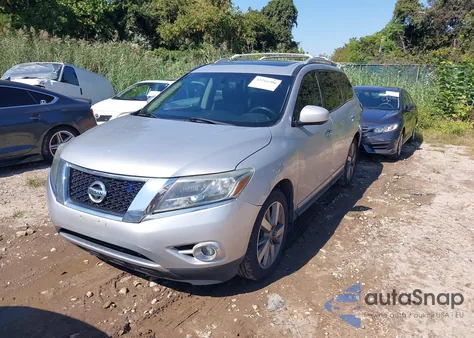 2013 Nissan Pathfinder Platinum from USA, damaged, VIN 5N1AR2MM3DC648550